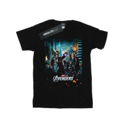 Li-cense Marvel studios meisjes the avengers poster katoenen t-shirt