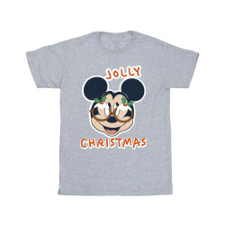 Li-cense Disney meisjes mickey mouse jolly kerstbril katoenen t-shirt