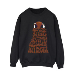 Li-cense Willy wonka dames chocolade waterval sweatshirt