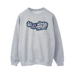 Li-cense Willy wonka dames chocoladefabriek logo sweatshirt