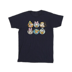 Li-cense Disney heren mickey mouse and friends gezichten t-shirt