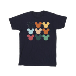 Li-cense Disney heren mickey mouse hoofden vierkant t-shirt