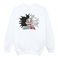 Li-cense Disney dames villains crazy cruella de vil sweatshirt
