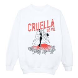 Li-cense Disney dames cruella de vil dalmatiërs sweatshirt