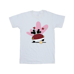Li-cense Disney heren mickey mouse auto opdruk t-shirt