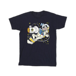 Li-cense Disney heren goofy lezen in de ruimte t-shirt