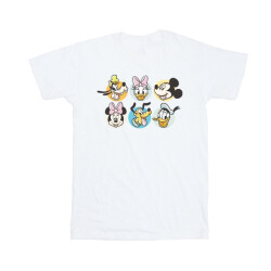 Li-cense Disney heren mickey mouse and friends gezichten t-shirt
