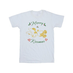 Li-cense Disney heren mickey mouse vrolijk kusmas t-shirt