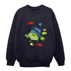 Li-cense Disney dames toy story kerstverlichting aliens sweatshirt
