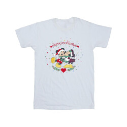 Li-cense Disney heren mickey mouse mickey minnie kerstmis t-shirt