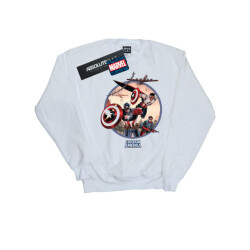 Li-cense Marvel heren captain america en falcon in gevecht sweatshirt