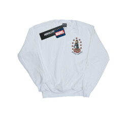Li-cense Marvel heren zwarte weduwe tattoo borst print sweatshirt
