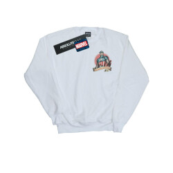 Li-cense Marvel heren captain america tattoo borst print sweatshirt