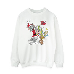 Li-cense Tom & jerry dames kerstmis rendier sweatshirt