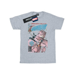 Li-cense Marvel meisjes daredevil distressed bullseye vs elektra cover katoenen t-shirt