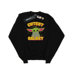 Li-cense Star wars dames the mandalorian cutest in the galaxy sweatshirt