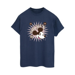 Li-cense Disney dames mickey mouse vintage leads them all katoenen vriend t-shirt