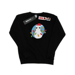 Li-cense Star wars dames the last jedi porg kerstverlichting sweatshirt