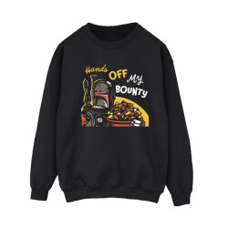 Li-cense Star wars dames boba fett handen af van mijn bounty sweatshirt
