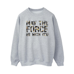 Li-cense Star wars dames may the force infill sweatshirt