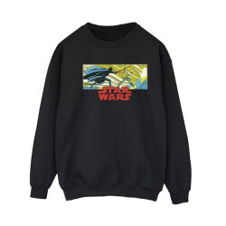 Li-cense Star wars dames strip luke en vader sweatshirt