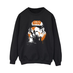 Li-cense Star wars dames halloween stormtrooper helm sweatshirt