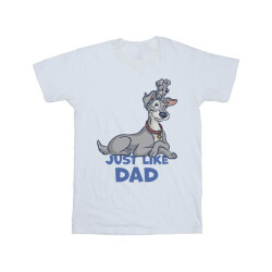 Li-cense Disney meisjes lady and the tramp net als papa katoenen t-shirt