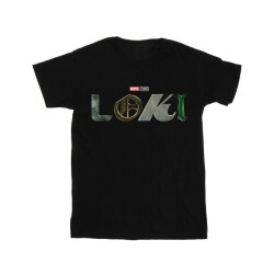 Li-cense Marvel meisjes loki logo katoenen t-shirt