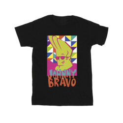 Li-cense Johnny bravo heren multi driehoeken pop art t-shirt