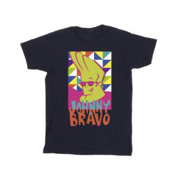 Li-cense Johnny bravo heren multi driehoeken pop art t-shirt
