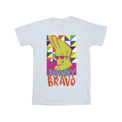 Li-cense Johnny bravo heren multi driehoeken pop art t-shirt