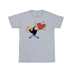 Li-cense Johnny bravo heren hart cadeau t-shirt