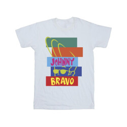 Li-cense Johnny bravo heren rechthoek pop art t-shirt