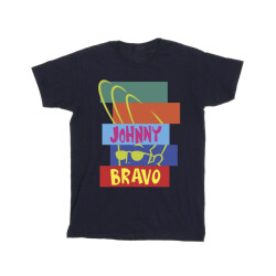 Li-cense Johnny bravo heren rechthoek pop art t-shirt