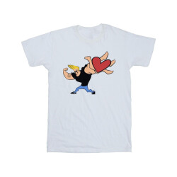 Li-cense Johnny bravo heren hart cadeau t-shirt