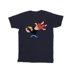 Li-cense Johnny bravo heren hart cadeau t-shirt