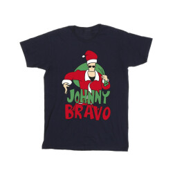 Li-cense Johnny bravo heren johnny kerstmis t-shirt