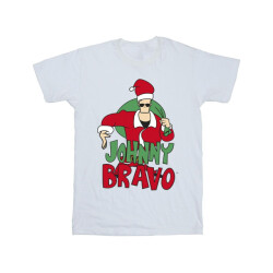 Li-cense Johnny bravo heren johnny kerstmis t-shirt