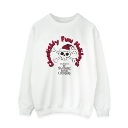 Li-cense Disney dames the nightmare before christmas ghouishly fun holidays sweatshirt
