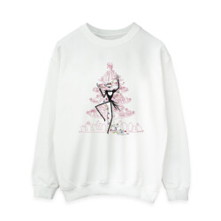 Li-cense Disney dames the nightmare before christmas tree roze sweatshirt