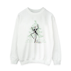 Li-cense Disney dames the nightmare before christmas tree groen sweatshirt