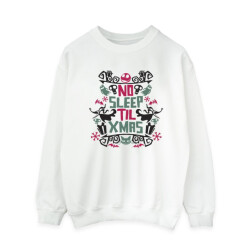Li-cense Disney dames the nightmare before christmas no sleep til xmas sweatshirt