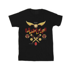 Li-cense Harry potter heren zwerkbal gouden snaai t-shirt