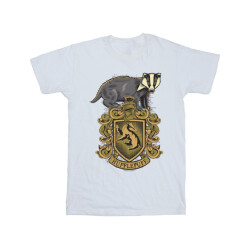 Li-cense Harry potter heren hufflepuff schets crest t-shirt