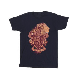 Li-cense Harry potter heren gryffindor schets crest t-shirt