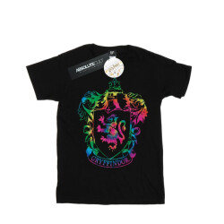 Li-cense Harry potter heren gryffindor crest tie dye inleg t-shirt