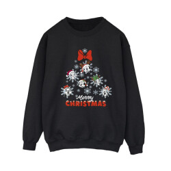 Li-cense Disney dames mickey mouse and friends kerstboom sweatshirt