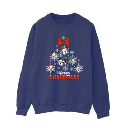 Li-cense Disney dames mickey mouse and friends kerstboom sweatshirt