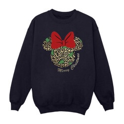 Li-cense Disney dames minnie mouse luipaard kerst sweatshirt
