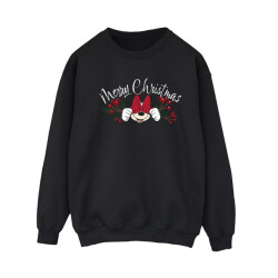 Li-cense Disney dames minnie mouse kerstmis holly sweatshirt